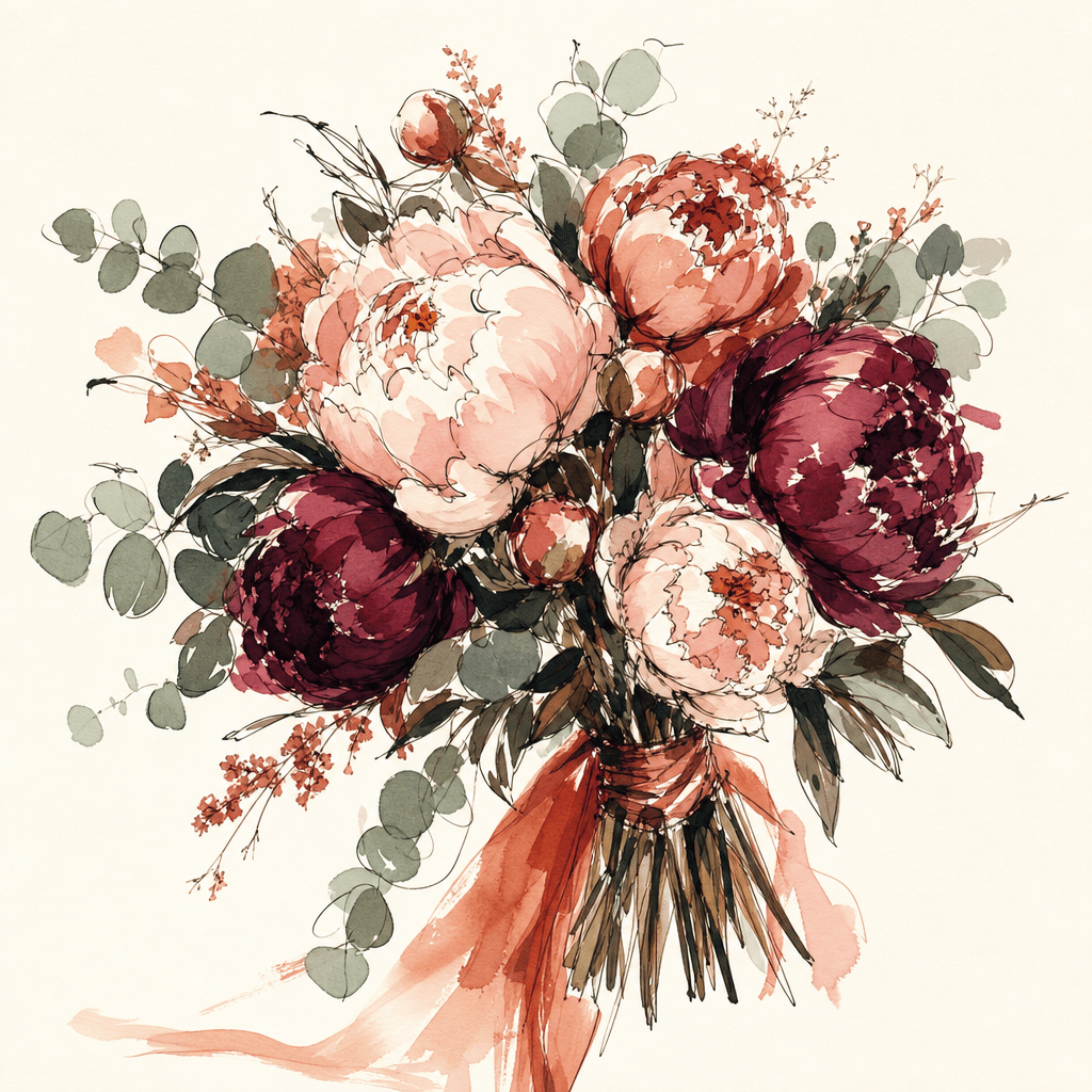 The bouquet — Painted while the speeches ran